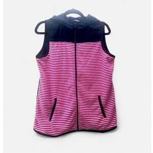 Tommy Hilfiger Pink and navy Striped Vest M